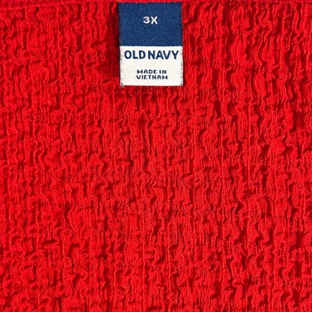Old Navy Bright Red Tank Top Plus Size 3x - Picture 6 of 6